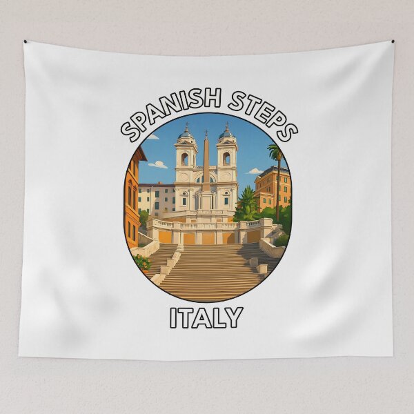 Item preview, Spanish Steps Rome Italy – Landmark Adventure designed and sold by inkNext.