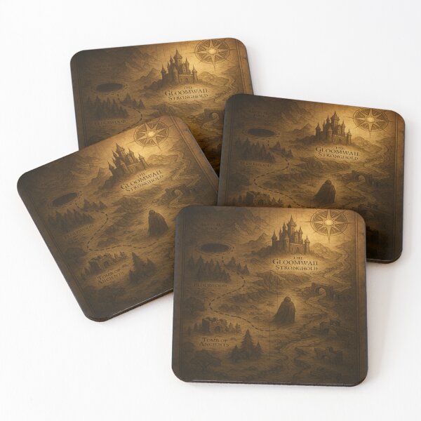 Item preview, “Ancient Realms Explorer Map – Lost Lands of Lore” designed and sold by fairmaiden7.