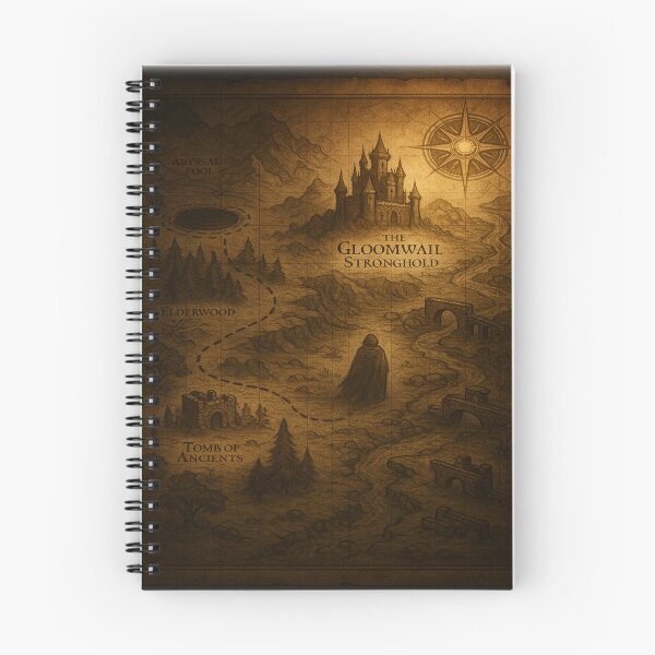 Item preview, “Ancient Realms Explorer Map – Lost Lands of Lore” designed and sold by fairmaiden7.