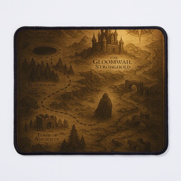 Item preview, “Ancient Realms Explorer Map – Lost Lands of Lore” designed and sold by fairmaiden7.