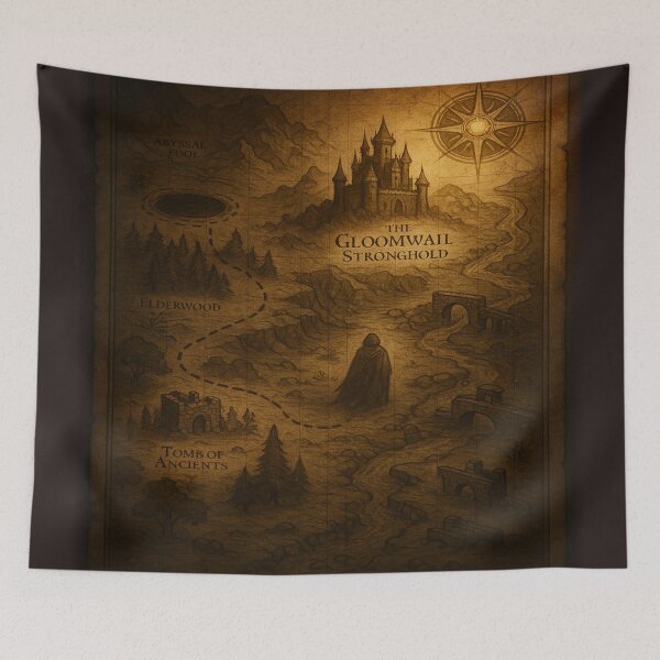 Item preview, “Ancient Realms Explorer Map – Lost Lands of Lore” designed and sold by fairmaiden7.