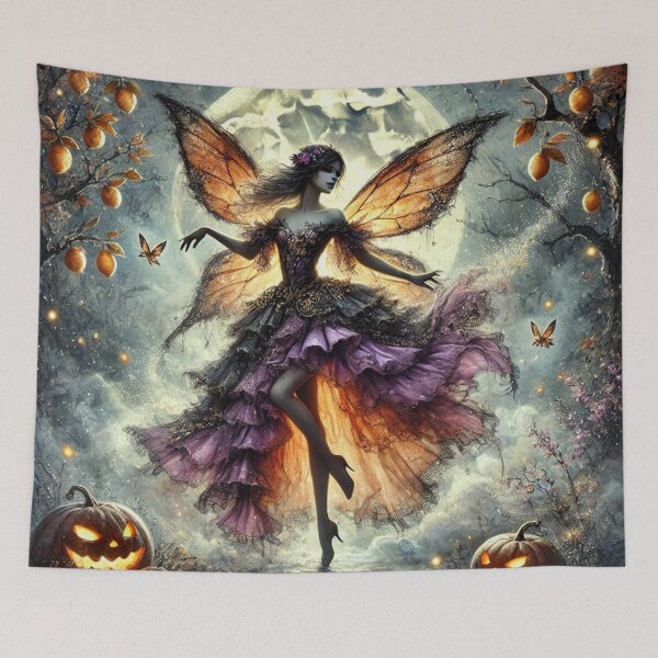 Item preview, The Moonlit Pumpkin Dancer designed and sold by Dream Bloom Gallery.