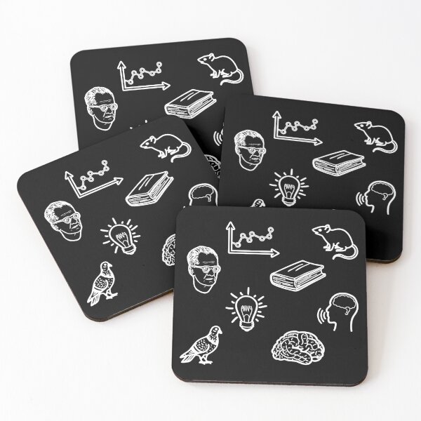 Item preview, Icons of Behaviorism- White designed and sold by KaleidoscopeBA.