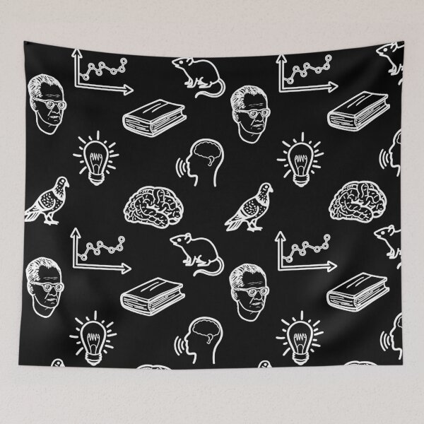 Item preview, Icons of Behaviorism- White designed and sold by KaleidoscopeBA.