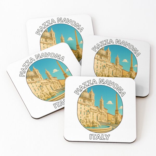 Item preview, Piazza Navona Rome Italy – Baroque Landmark Adventure designed and sold by inkNext.