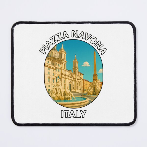 Item preview, Piazza Navona Rome Italy – Baroque Landmark Adventure designed and sold by inkNext.