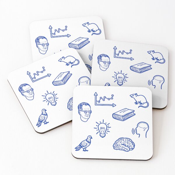 Item preview, Icons of Behaviorism- Blue designed and sold by KaleidoscopeBA.