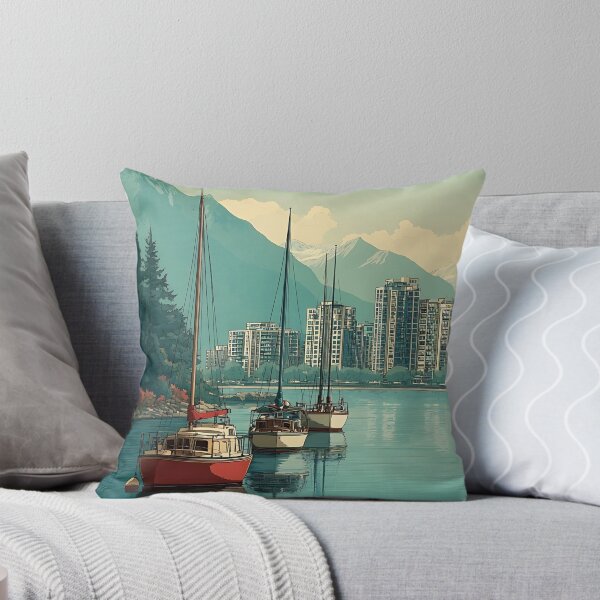 Item preview, Vancouver Washington Vintage Travel Poster | Columbia River Art designed and sold by TuncGK.
