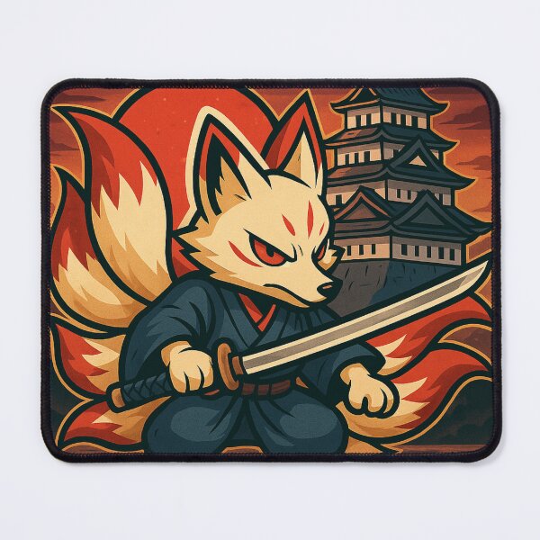 Item preview, Kitsu Samurai designed and sold by Kitsune Merchant.