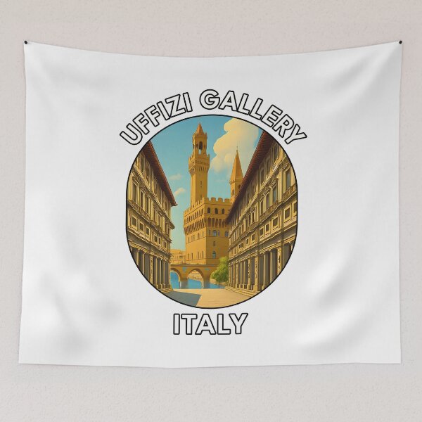 Item preview, Uffizi Gallery Florence Italy – Renaissance Landmark Adventure designed and sold by inkNext.