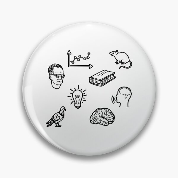Item preview, Icons of Behaviorism- Black designed and sold by KaleidoscopeBA.