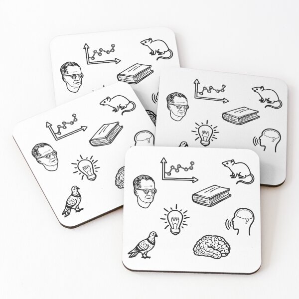 Item preview, Icons of Behaviorism- Black designed and sold by KaleidoscopeBA.