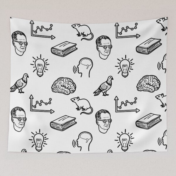 Item preview, Icons of Behaviorism- Black designed and sold by KaleidoscopeBA.