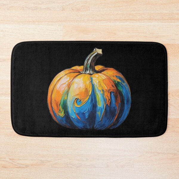 Item preview,  Colorful Abstract Pumpkin | Vibrant Halloween Fall Art | Modern Painted Pumpkin designed and sold by Artinkcreative.
