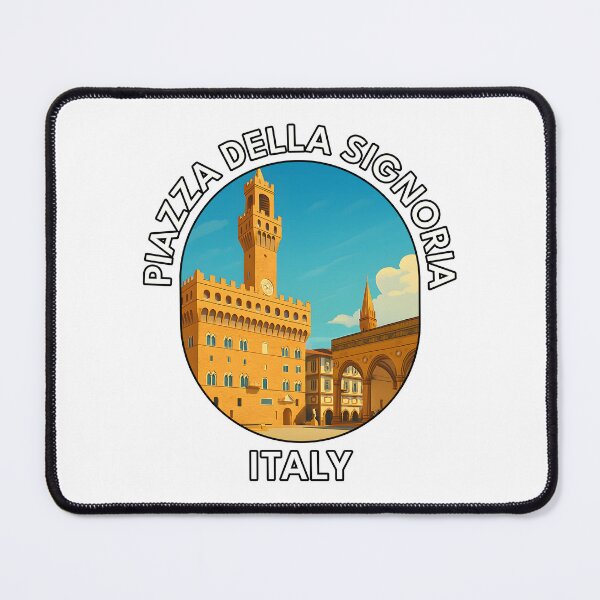 Item preview, Piazza della Signoria Florence Italy – Landmark Adventure Art designed and sold by inkNext.