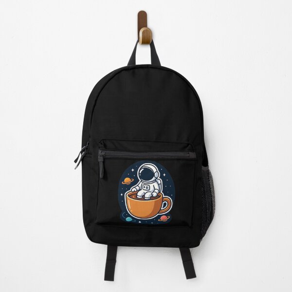 Item preview, Cosmic Coffee Break – Cute Astronaut in Space Sticker designed and sold by KanishakJha.