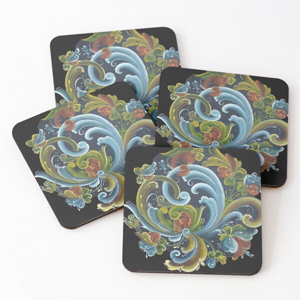 Item preview, Traditional Norwegian Telemark Rosemaling designed and sold by Forestwood.