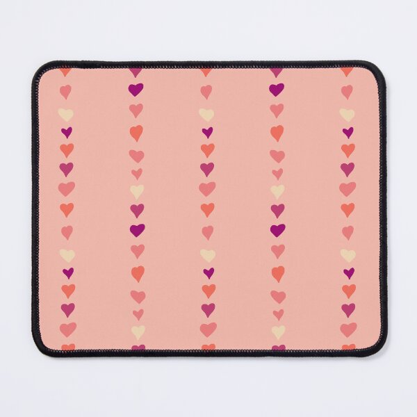 Item preview, Love heart stripes in pink designed and sold by SaryandSaff.