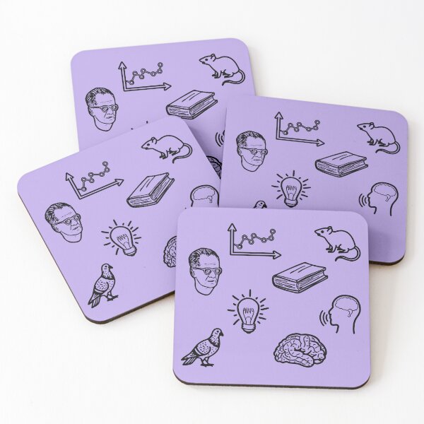 Item preview, Icons of Behaviorism- Black/Lilac designed and sold by KaleidoscopeBA.