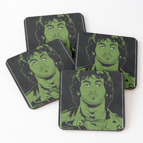 Item preview, RAMBO - First Blood (Monochrome) designed and sold by FamousWeirdosRB.