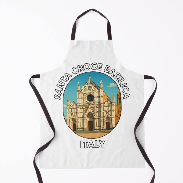 Item preview, Santa Croce Basilica Florence Italy – Renaissance Landmark Illustration designed and sold by inkNext.