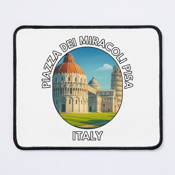 Item preview, Piazza dei Miracoli Pisa Italy – Cathedral & Tower Illustration designed and sold by inkNext.
