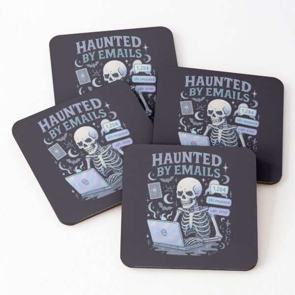 Item preview, Haunted by Emails Gothic Skeleton designed and sold by Ironicdoll.