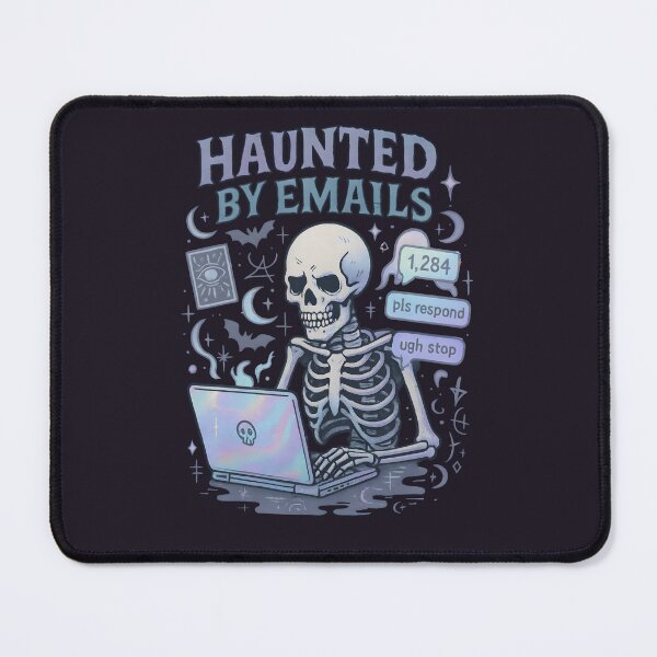 Item preview, Haunted by Emails Gothic Skeleton designed and sold by Ironicdoll.