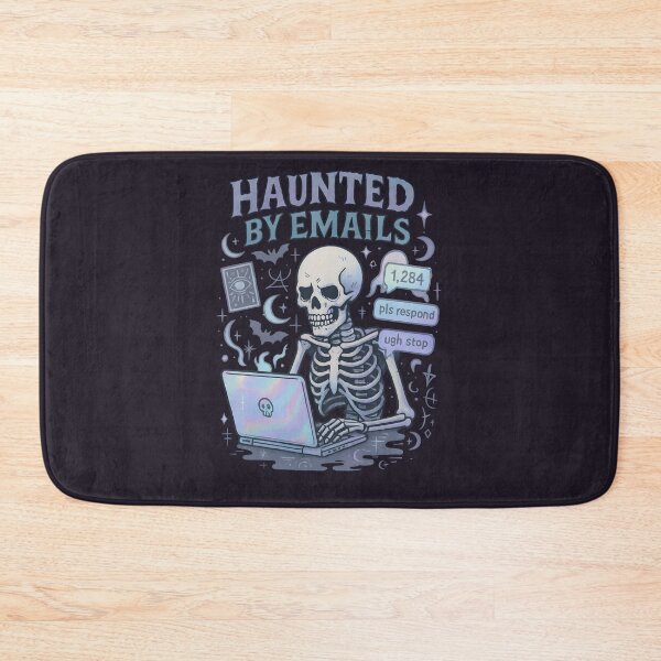 Item preview, Haunted by Emails Gothic Skeleton designed and sold by Ironicdoll.