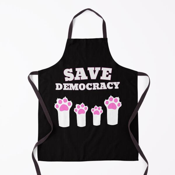 Item preview, Save Democracy Paws Up Cat Edition designed and sold by Minimalismat.