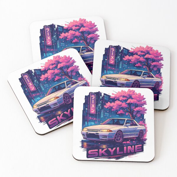Item preview, Skyline R32 – JDM Retro Neon Art designed and sold by Ahau Designs.