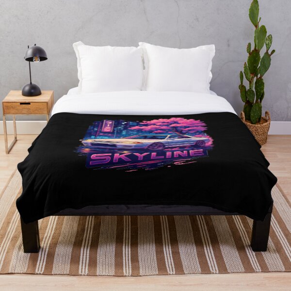 Artikelvorschau, Skyline R32 – JDM Retro Neon Art entworfen und verkauft von Ahau Designs.