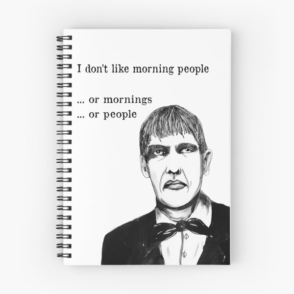 Item preview, I don't like mornings. Lurch designed and sold by Jenny Wood.