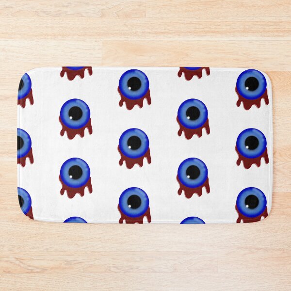 Item preview, Creepy Blue Eyeball Illustration with Blood Drip designed and sold by chorstudio.