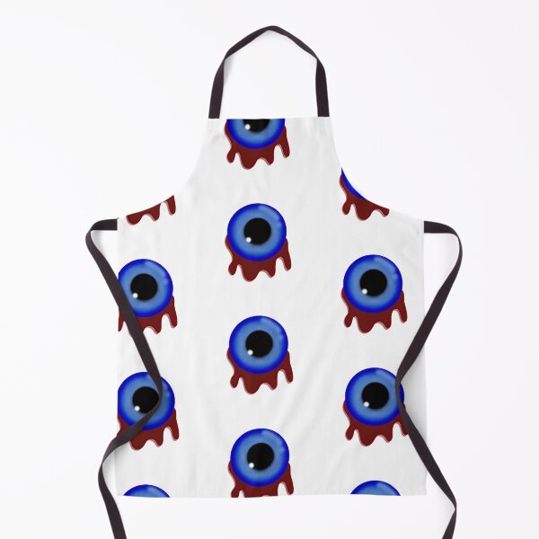 Item preview, Creepy Blue Eyeball Illustration with Blood Drip designed and sold by chorstudio.