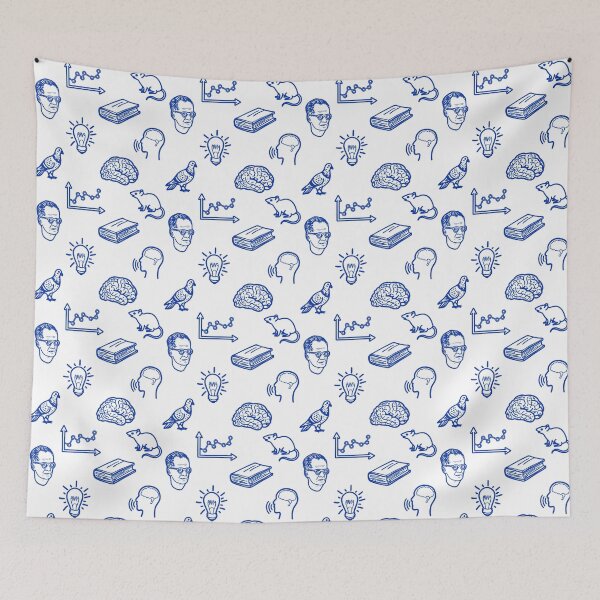 Item preview, Blue Behaviorism Pattern designed and sold by KaleidoscopeBA.