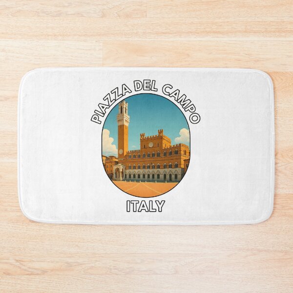 Item preview, Piazza del Campo Siena Italy – Medieval Square Illustration designed and sold by inkNext.