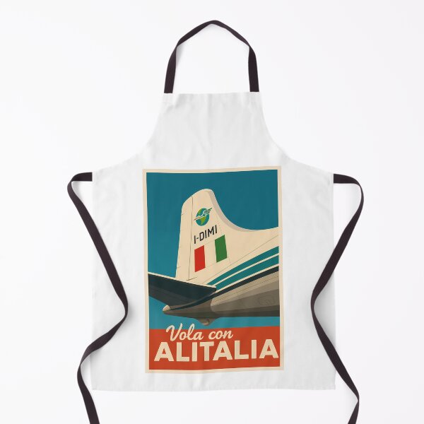 Item preview, Vola con Alitalia – Vintage Airline Poster designed and sold by malero-design.
