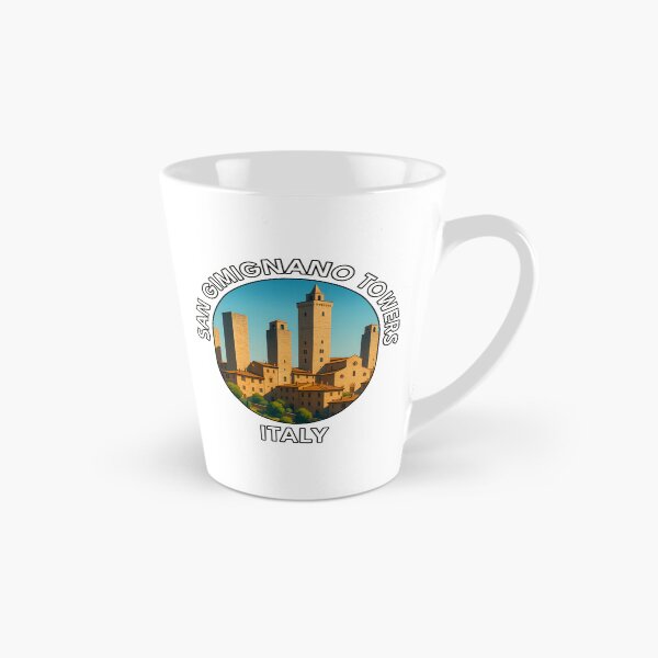 Item preview, San Gimignano Towers Tuscany Italy – Medieval Town Illustration designed and sold by inkNext.