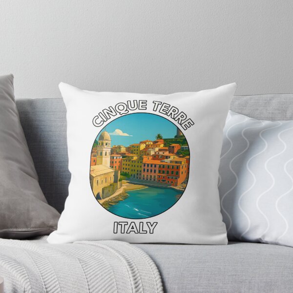 Item preview, Cinque Terre Italy – Colorful Coastal Village Illustration designed and sold by inkNext.