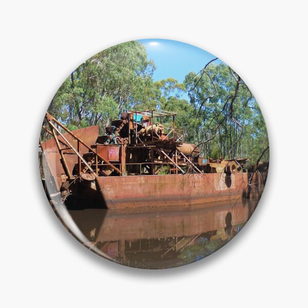 Item preview, Gold Dredge at Maldon designed and sold by Yolanda Caporn Art.