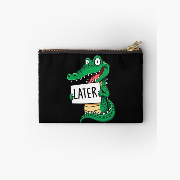 Item preview, Alligator said "Later" designed and sold by Funny Vintage Stickers And T-Shirts.