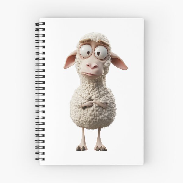 Item preview, Cute Silly Sheep  designed and sold by LuxChu.
