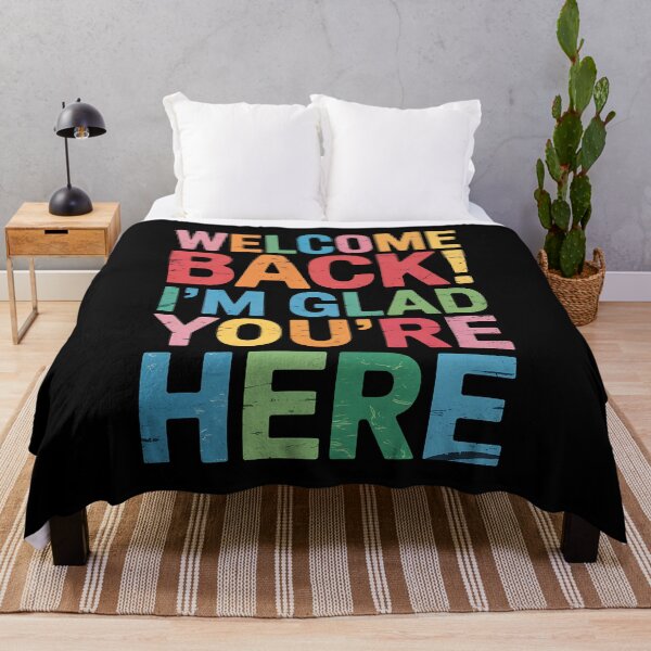 Item preview, Back to School Teacher Welcome Back I'm Glad You're Here designed and sold by BakeryDozen.