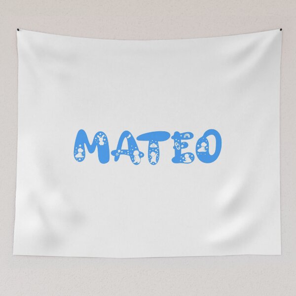 Item preview, Mateo - Blue designed and sold by Tipsytaurodesigns .