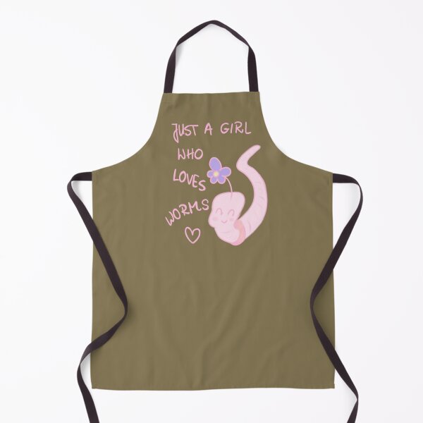 Item preview, JUST A GIRL WHO LOVES WORMS designed and sold by HugSomeNettles.