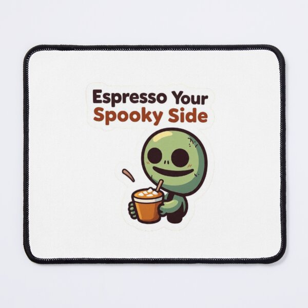 Item preview, Espresso Your Spooky Side – Funny Zombie Pumpkin Latte Halloween T-Shirt designed and sold by ArchanaKatoch.