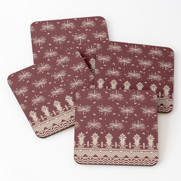 Item preview, dragonfly Ethnic vintage seamless pattern designed and sold by KungLK.
