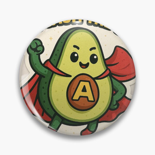 Item preview, “Superhero Avocado – Smash the Day!” designed and sold by Bagherniam.