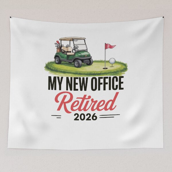 Item preview, Funny Work Retirement Golf Club My New Office Retired 2026 designed and sold by millionair3.